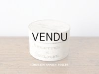 アンティーク 菫の砂糖菓子の紙箱 オフホワイト　VIOLETTES DE TOULOUSE