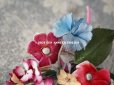 画像5: アンティーク 布花 ベルベットの花　＆　鈴蘭　＆薔薇のブーケ