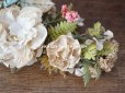 画像8: 19世紀末 アンティーク 　ウェディングブーケ 大きな薔薇 &　白菫　＆　赤詰草 ＆白詰草　結婚式 グローブ・ド・マリエ