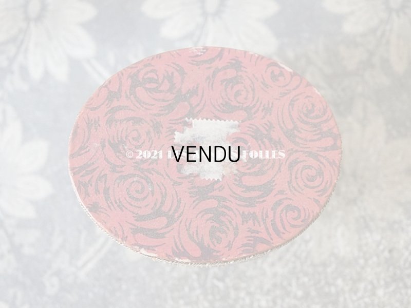 画像3: アンティーク　シルク製 6色の薔薇のロココトリム付 ボックス 紙箱