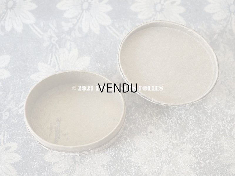 画像9: アンティーク　シルク製 6色の薔薇のロココトリム付 ボックス 紙箱