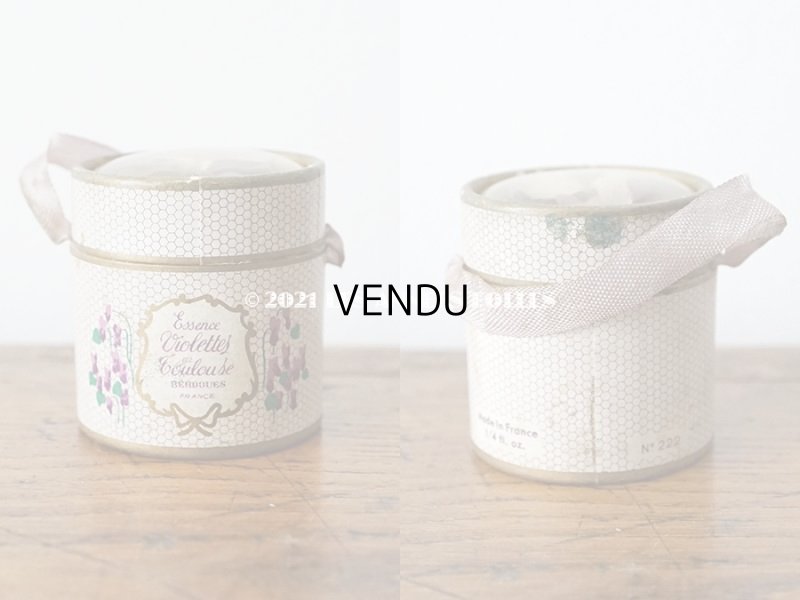 画像3: アンティーク とても小さな菫のパフュームボックス　＆　ボトル  ESSENCE VIOLETTES DE TOULOUSE - BERDOUES FRANCE -