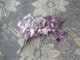画像8: アンティーク  ライラックの布花  ドールハット
