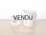 アンティーク とても小さな菫のパフュームボックス　＆　ボトル  ESSENCE VIOLETTES DE TOULOUSE - BERDOUES FRANCE -