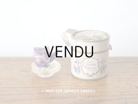 アンティーク とても小さな菫のパフュームボックス　＆　ボトル  ESSENCE VIOLETTES DE TOULOUSE - BERDOUES FRANCE -