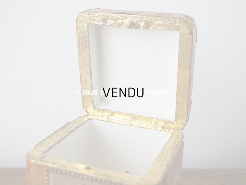 画像9: 19世紀 アンティーク ナポレオン3世時代 お菓子箱 ハンドル & 鍵　＆　脚付き チョコレートボックス 木箱 