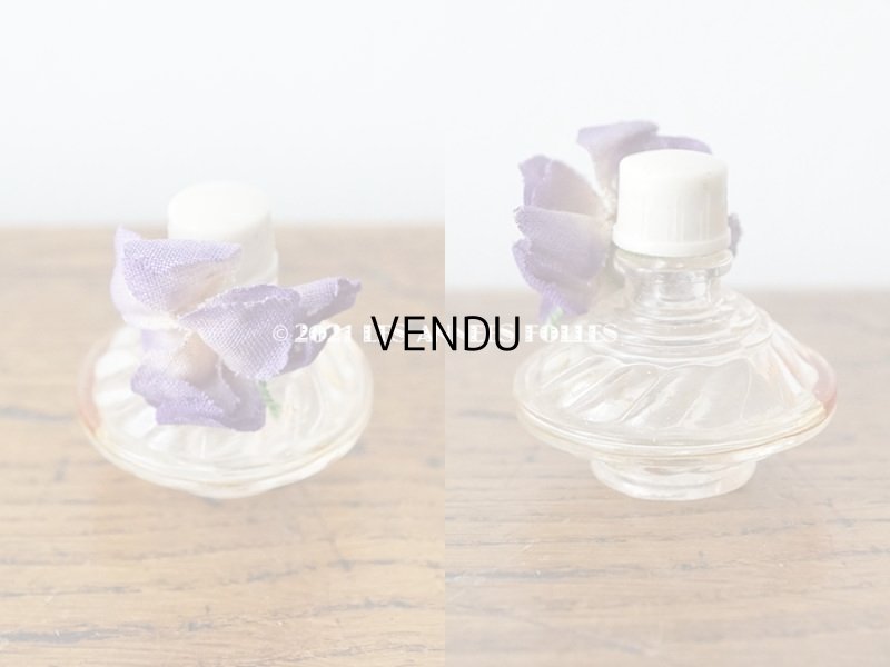 画像2: アンティーク とても小さな菫のパフュームボックス　＆　ボトル  ESSENCE VIOLETTES DE TOULOUSE - BERDOUES FRANCE -