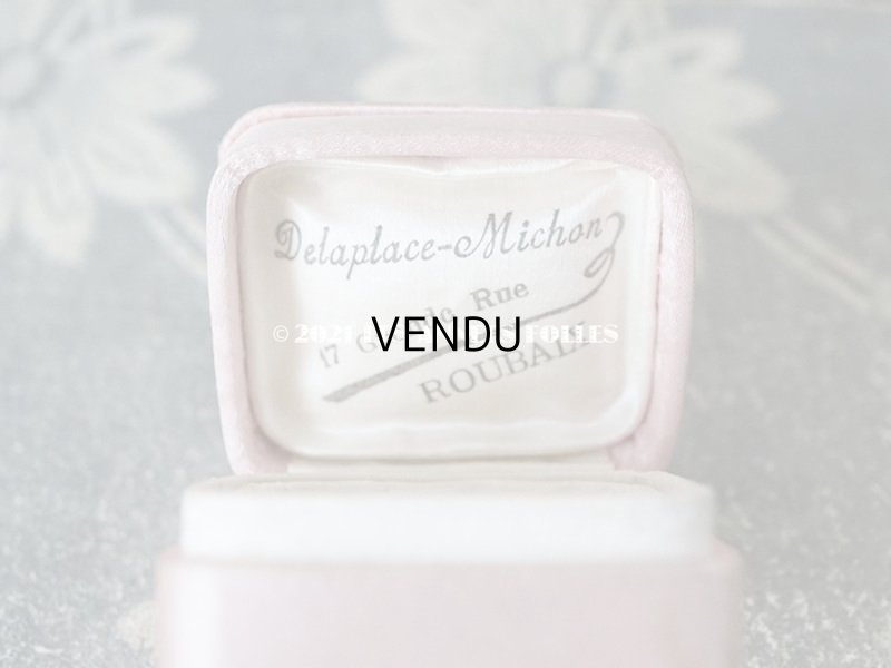 画像7: アンティーク　シルクサテンのジュエリーボックス 　 　パウダーピンク