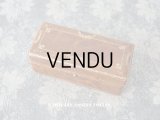 アンティーク 本革製 パフュームボックス 薔薇のガーランドの金彩入り - L.T.PIVER -