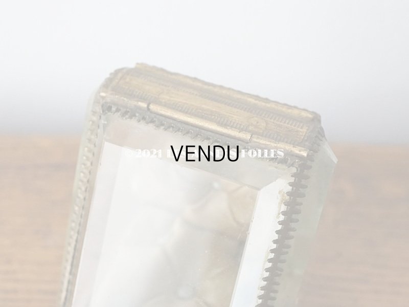 画像5: アンティーク 懐中時計 & ジュエリーボックス シャンパンゴールド & パウダーブルーのシルク製クッション