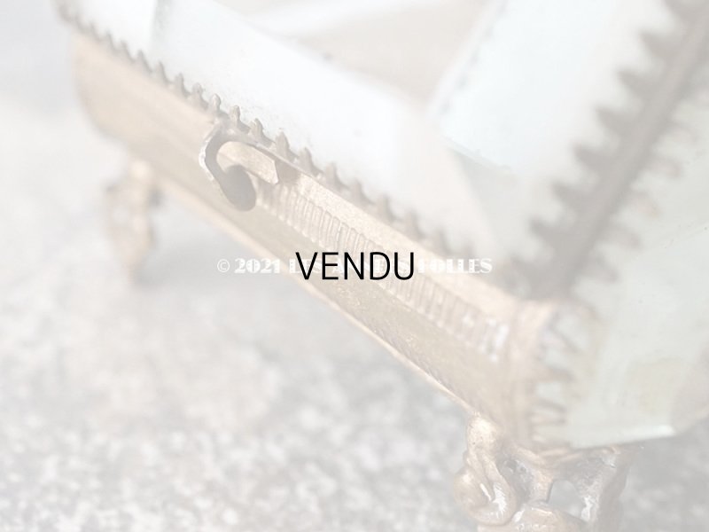 画像8: アンティーク 懐中時計 & ジュエリーボックス シャンパンゴールド & パウダーブルーのシルク製クッション