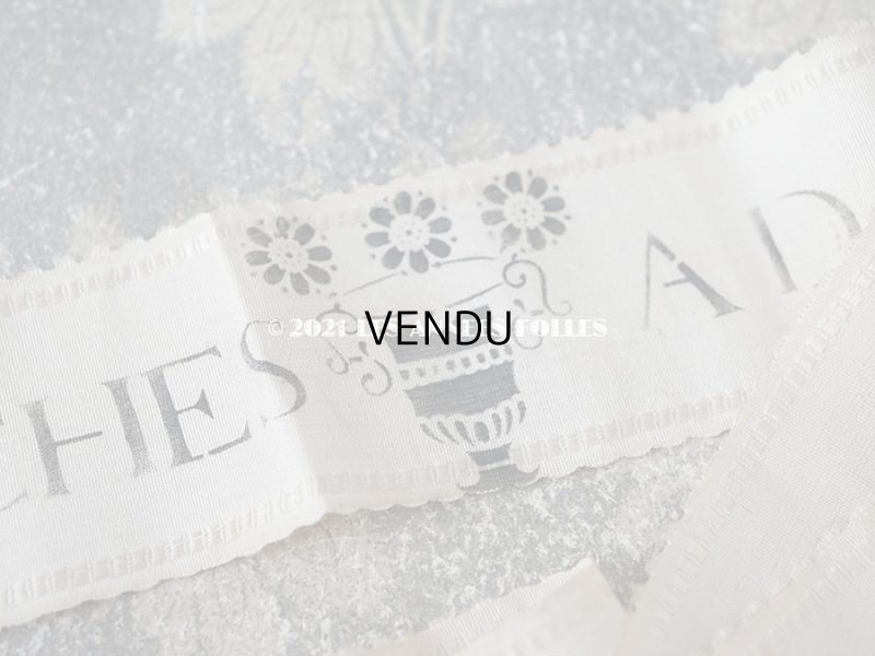 画像5: アンティーク  教会で使われた　シルク製リボン　