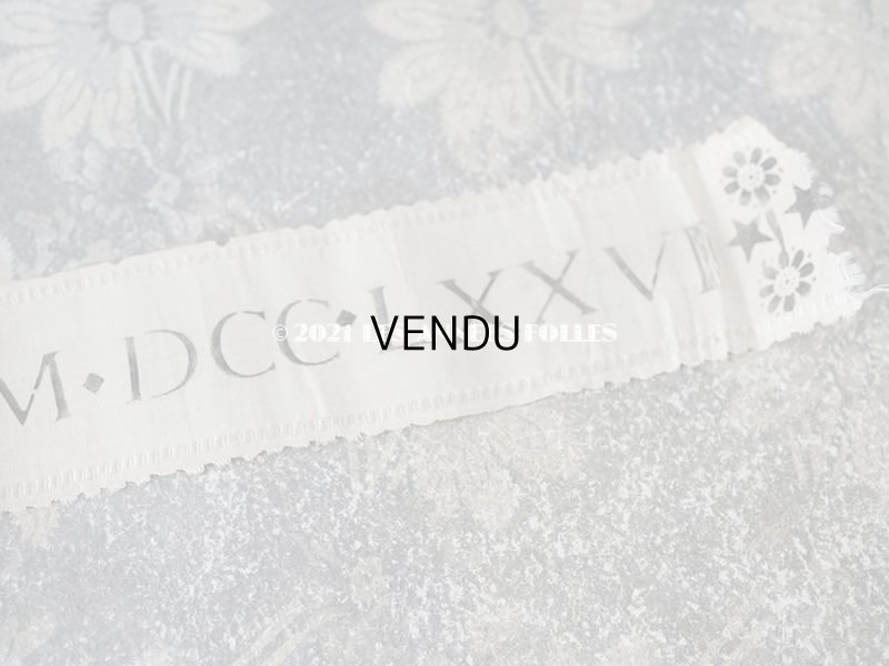 画像7: アンティーク  教会で使われた　シルク製リボン　