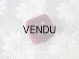 1900年代 アンティーク イニシャル入り ベルベットのジュエリーボックス リングボックス ボルドー