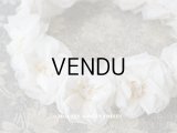 1900年代 アンティーク 薔薇の布花のティアラ　ヘッドリース 