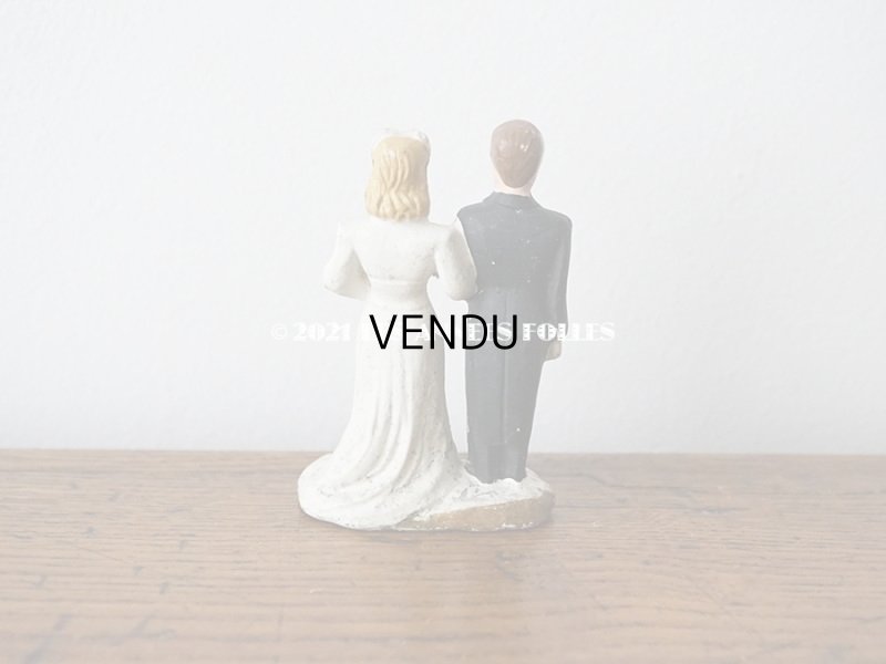 画像3: アンティーク マリアージュの石膏人形　ウェディング