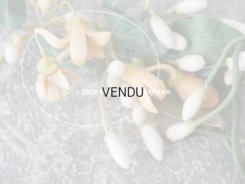 画像6: アンティークワックスフラワーのティアラ & ブーケのセット ウェディング 結婚式 