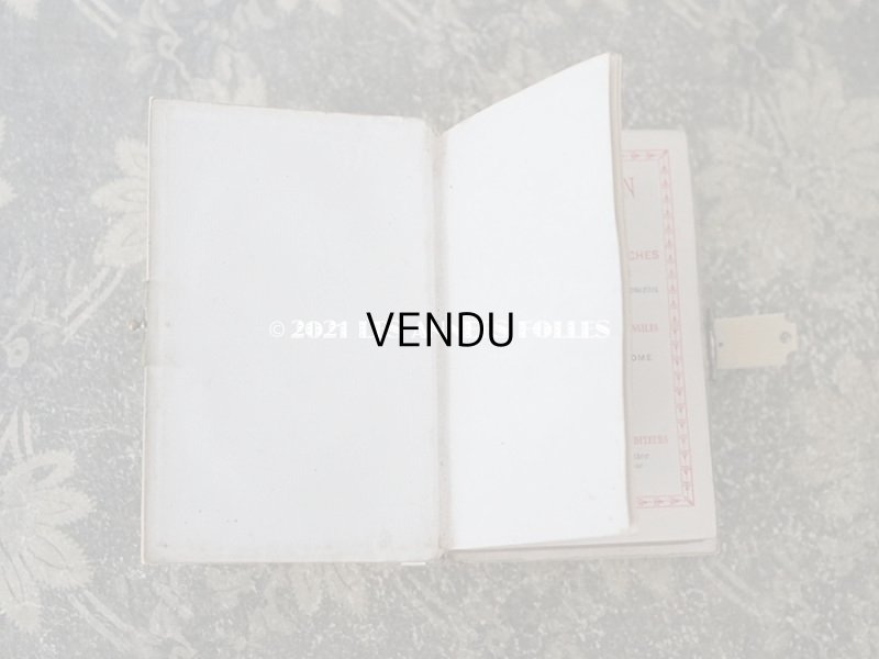 画像9: 1902年 アンティーク ミサ典書 イニシャル入り　花のメダイヨン イボワリヌ製