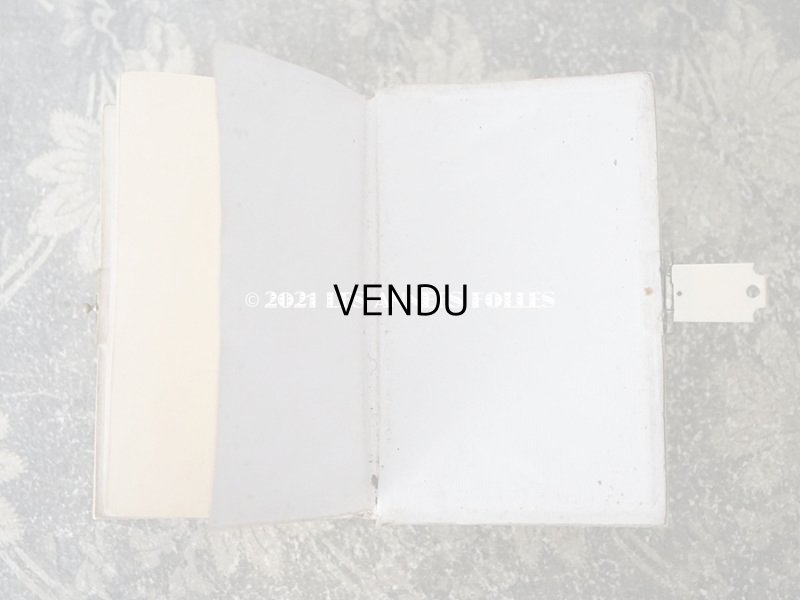 画像12: 1902年 アンティーク ミサ典書 イニシャル入り　花のメダイヨン イボワリヌ製