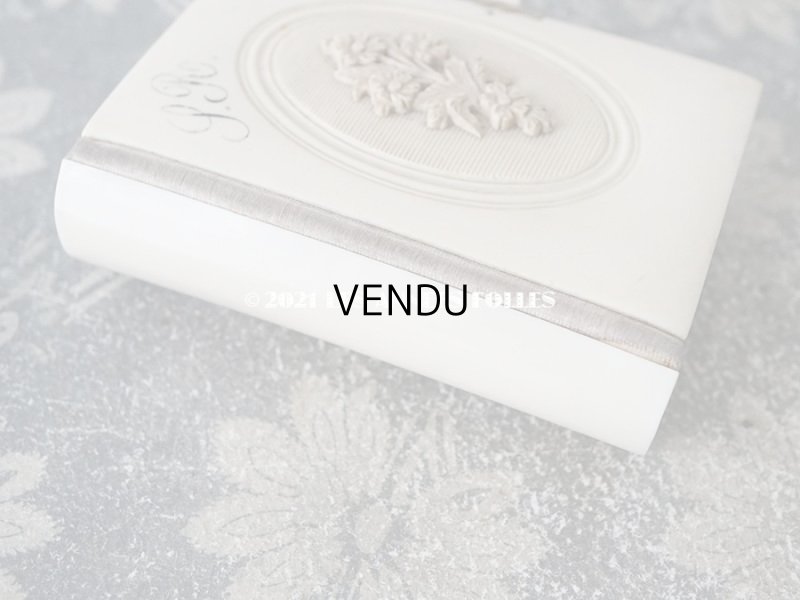 画像4: 1902年 アンティーク ミサ典書 イニシャル入り　花のメダイヨン イボワリヌ製