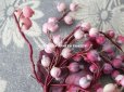 画像3: アンティーク シルク製　ピンクの実の布花   (3)