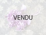 アンティーク ライラックの布花  