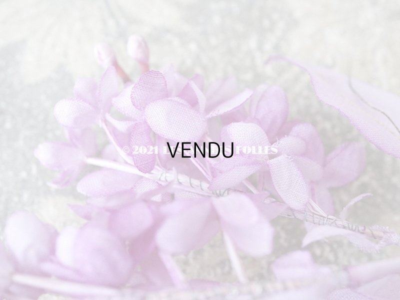 画像6: アンティーク ライラックの布花  