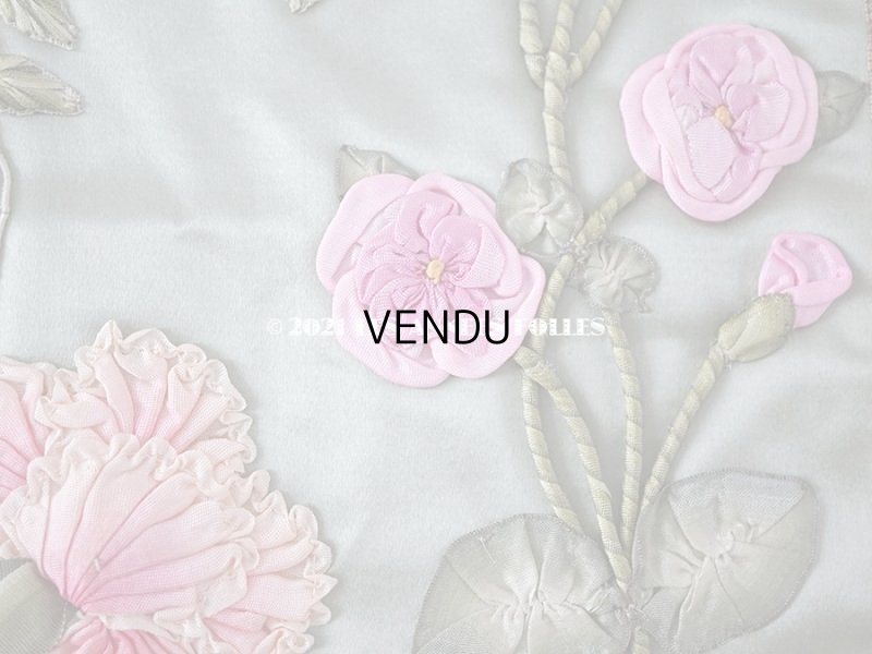 画像8: 1920年代 アンティーク 大きなロココモチーフのサンプラー