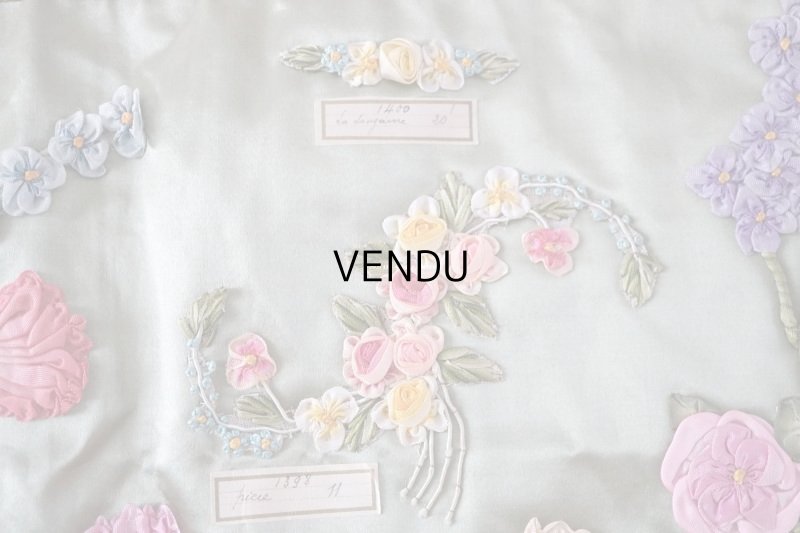 画像6: 1920年代 アンティーク 大きなロココモチーフのサンプラー