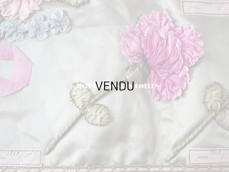 画像4: 1920年代 アンティーク 大きなロココモチーフのサンプラー