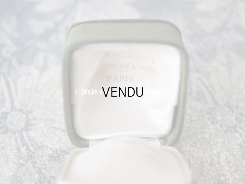 画像7: 1900年代 アンティーク  シルクサテンのリングボックス  カーキ　ジュエリーボックス