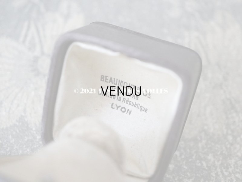 画像9: 1900年 アンティーク 本革製 イニシャル入り J.D リングボックス ボルドー&ブラウン ジュエリーボックス