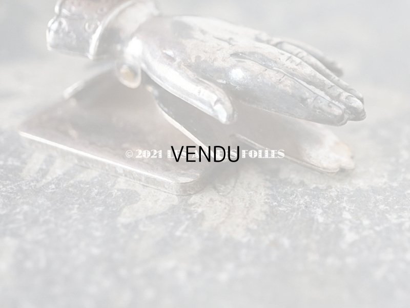 画像8: アンティーク とても小さなペーパークリップ　手のモチーフ 2.5×3.9cm