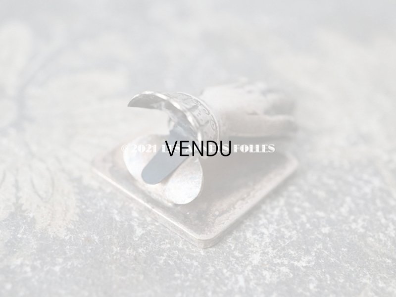 画像5: アンティーク とても小さなペーパークリップ　手のモチーフ 2.5×3.9cm