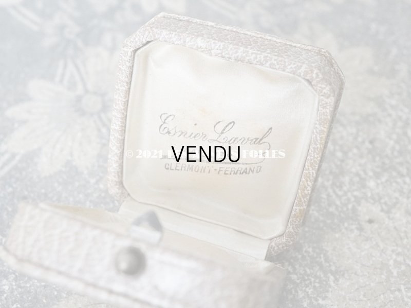 画像6: 1900年代 アンティーク ジュエリーボックス 金彩入り グレー