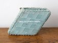 画像9: アンティーク リボンワークのジュエリーボックス スモーキーブルー ガラスケース