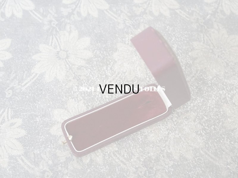 画像5: 1900年代 アンティーク ジュエリーボックス 金彩入り ボルドー