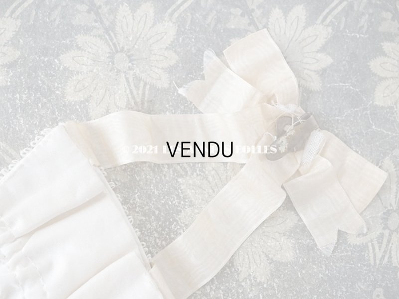 画像9: 1900年代 アンティーク シルク製 初聖体のオモニエール