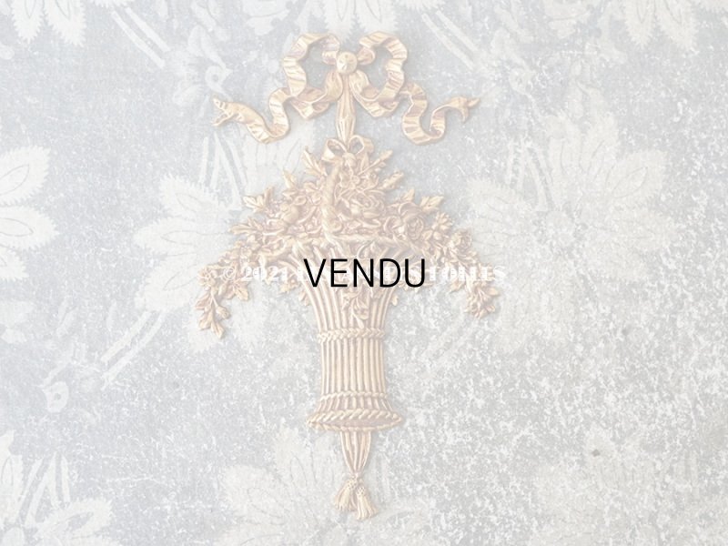 画像3: 1900年代 アンティーク  ローズパニエのオーナメント メタル製 サンプラー