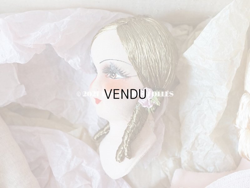 画像5: 1920年代 未使用 アンティーク  ソファドールのセット