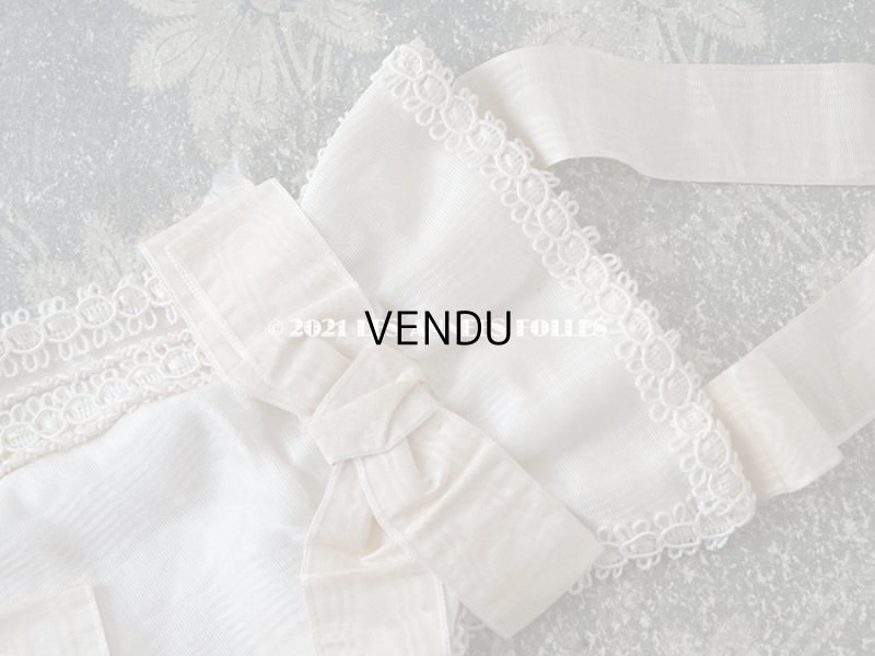 画像3: 1900年代 アンティーク シルク製 初聖体のオモニエール