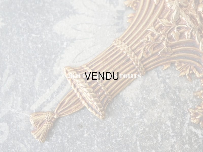 画像6: 1900年代 アンティーク  ローズパニエのオーナメント メタル製 サンプラー