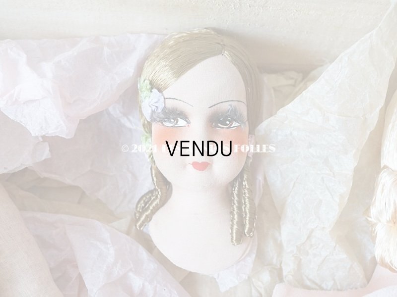 画像4: 1920年代 未使用 アンティーク  ソファドールのセット