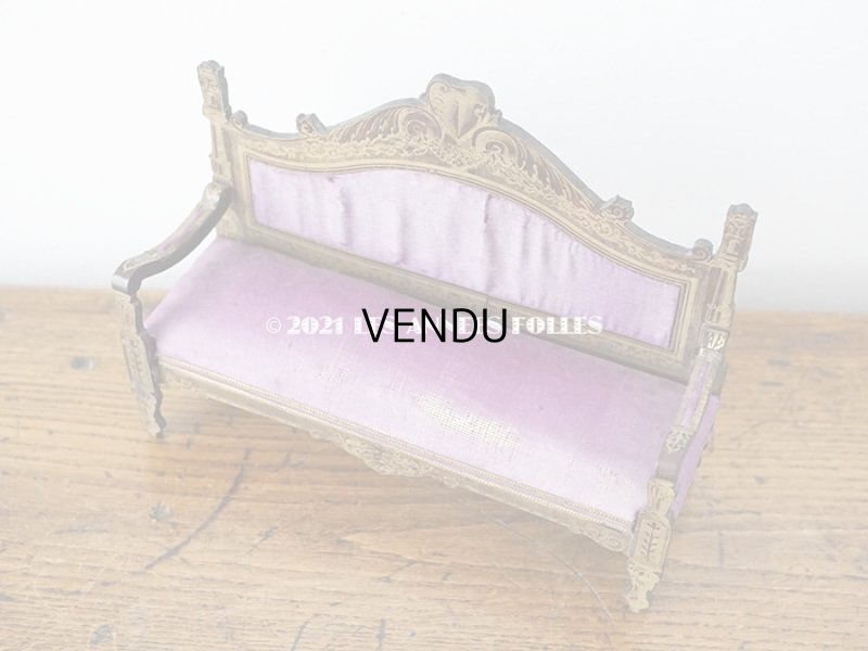画像3: 19世紀 アンティーク  ミニョネット用　ソファ 家具　