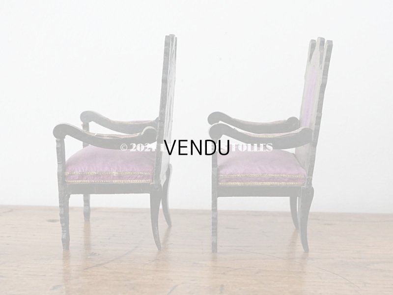 画像4: 19世紀 アンティーク  ミニョネット用 チェア 2点セット 家具