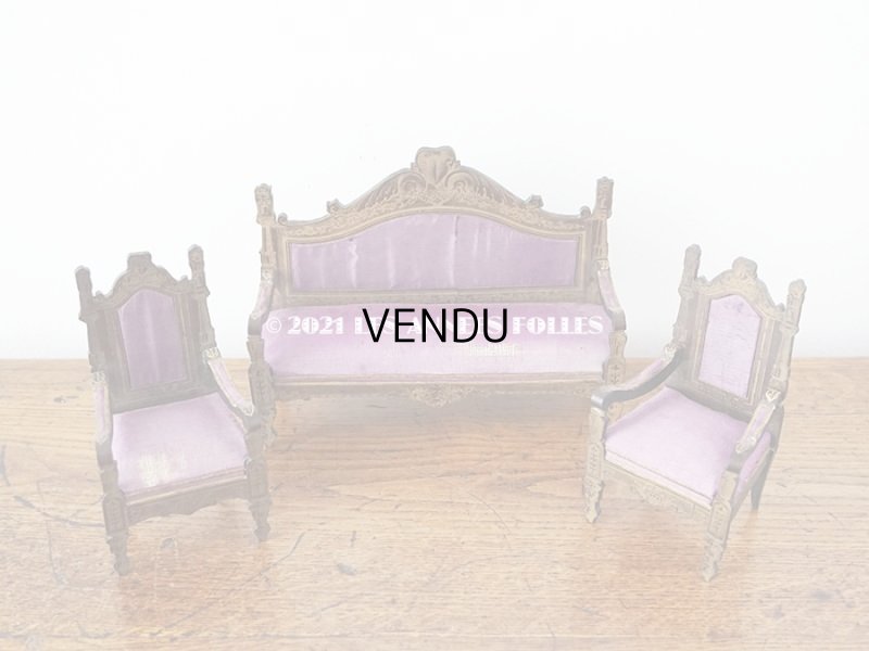 画像13: 19世紀 アンティーク  ミニョネット用　ソファ 家具　