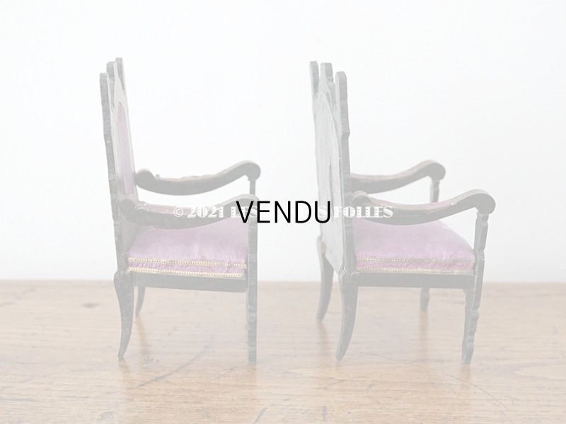 画像5: 19世紀 アンティーク  ミニョネット用 チェア 2点セット 家具