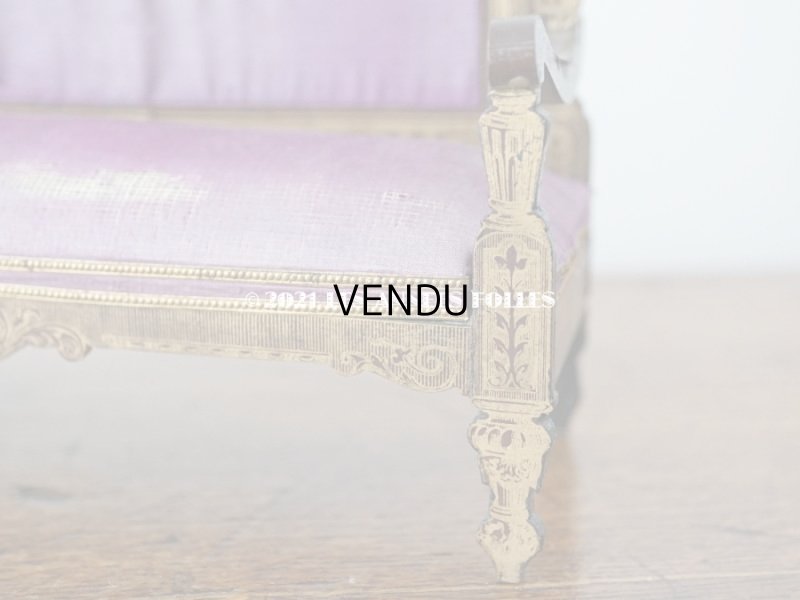 画像10: 19世紀 アンティーク  ミニョネット用　ソファ 家具　