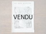 アンティーク ボンマルシェのカタログ　パフュームリー ・　ファン （扇) PARFUMERIE BROSSERIE EVENTAILS - AU BON MARCHE -