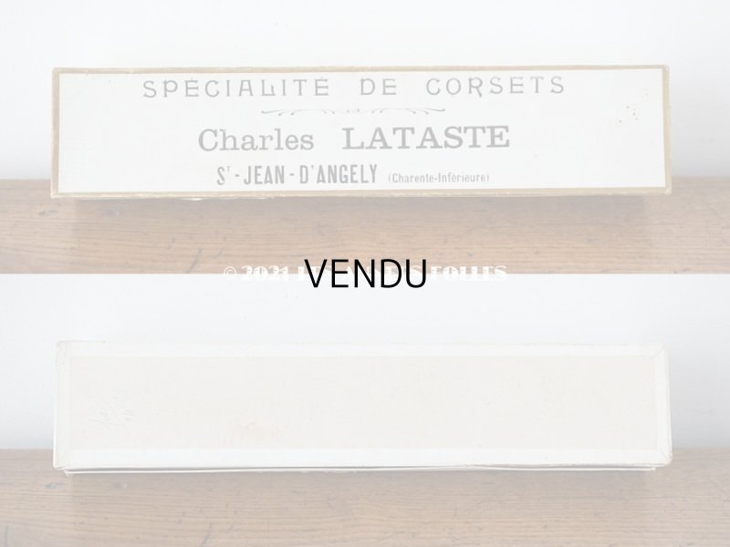 画像4: アンティーク  コルセットのボックス　Charles LATASTE